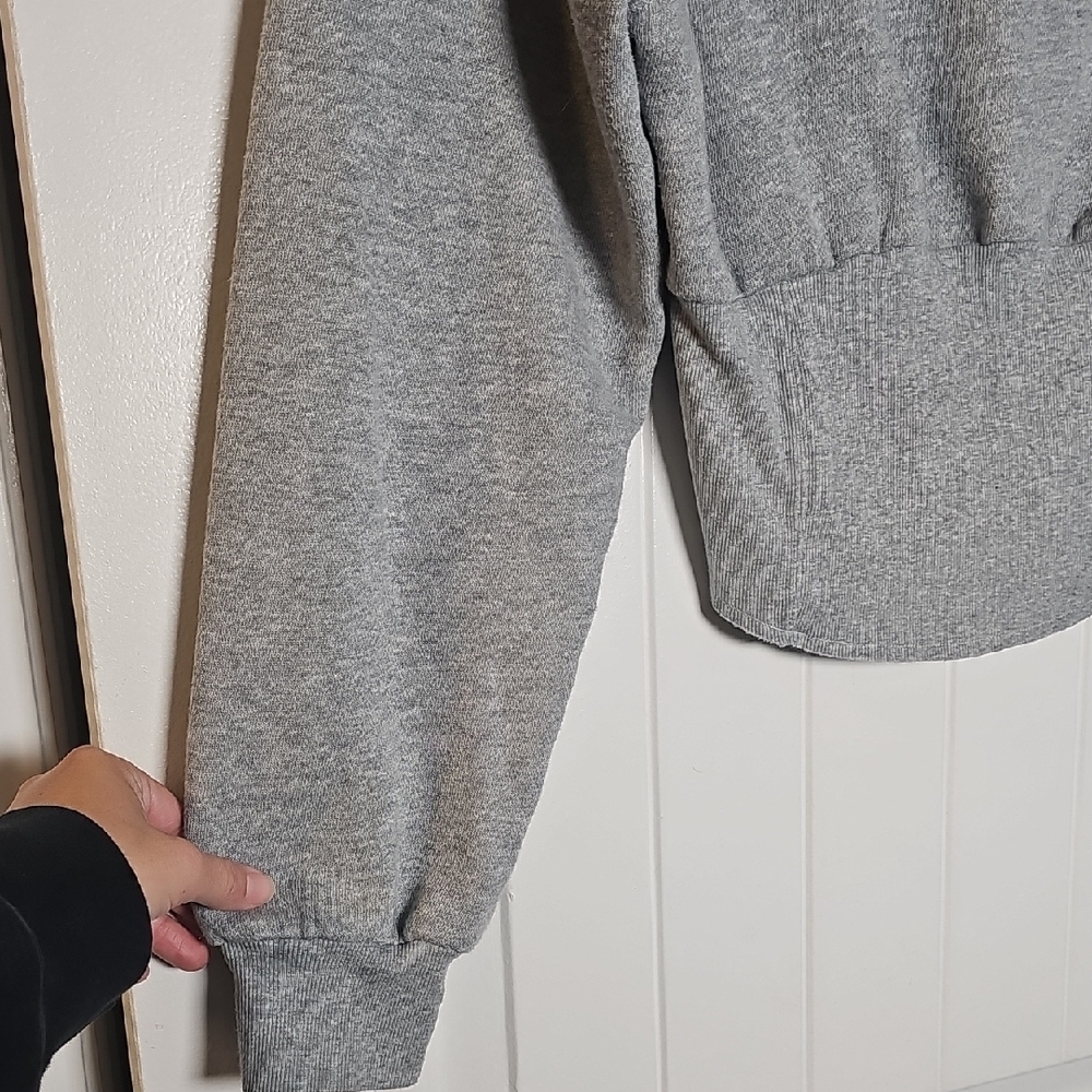 VS M Gray Cropped Sweatshirt - Picture 10 of 13